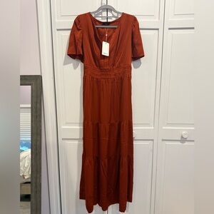 Quince Paprika Maxi Dress